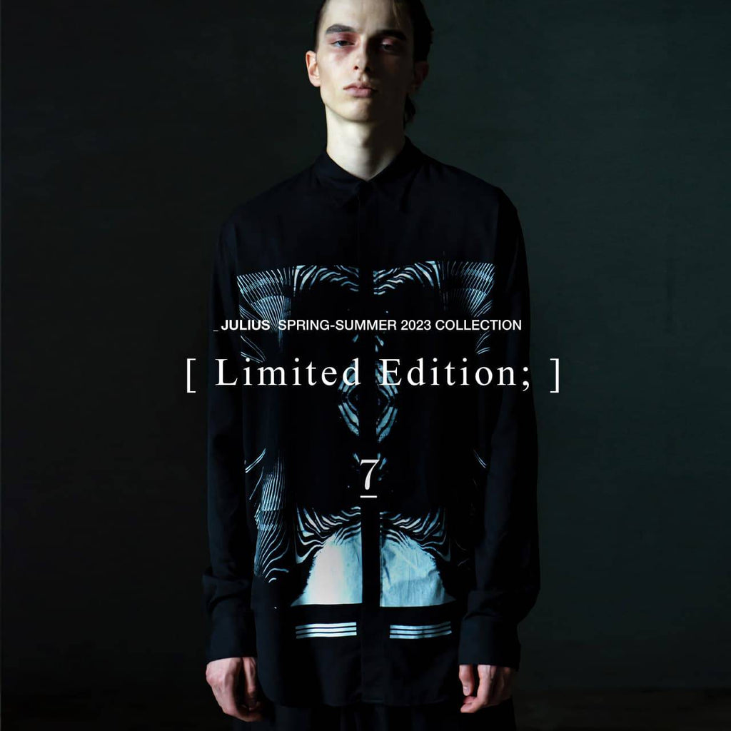 Limited Edition; JULIUS Spring-Summer 2023 Collection JULIUS OFFICIAL STORE